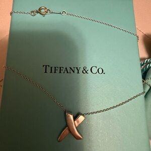 Tiffany & Co. Paloma Picasso Graffiti X Pendant Necklace